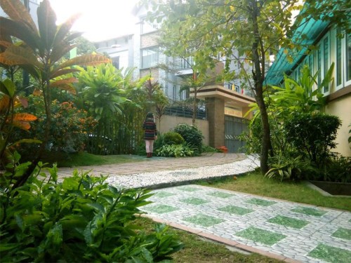 School landscape architecture construction