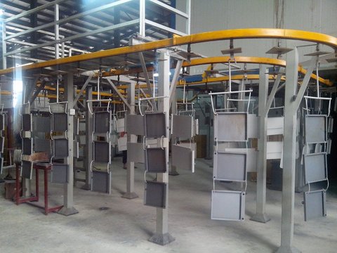 Powder coating system
