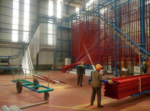 Powder coating system