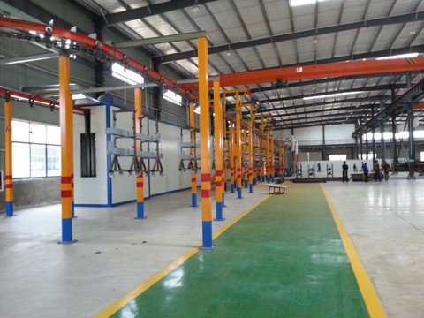 Powder coating system