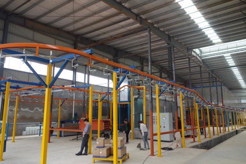 Powder coating system