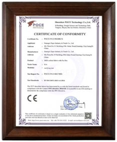 Certification of EN20471:2013