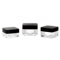 Square Shaped Cosmetic Jar