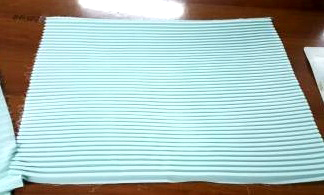 Wave pleating