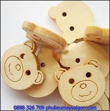 Wood buttons