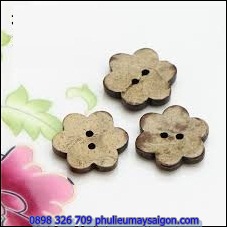 Wood buttons