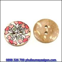 Wood buttons