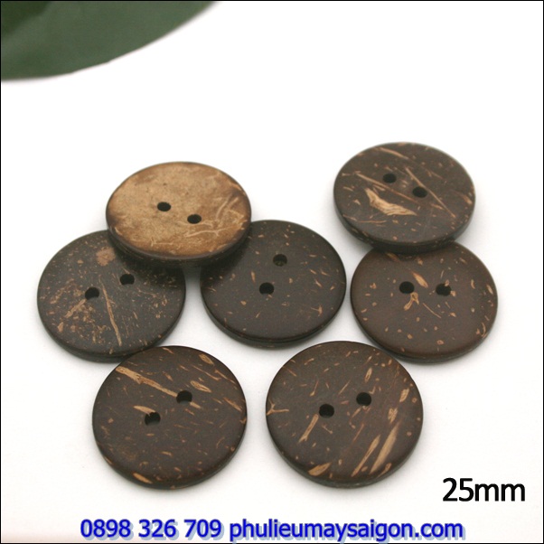 Wood buttons