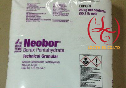 Na2B4O7.5H2O Borax
