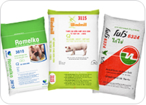Woven PP bags for animal feed