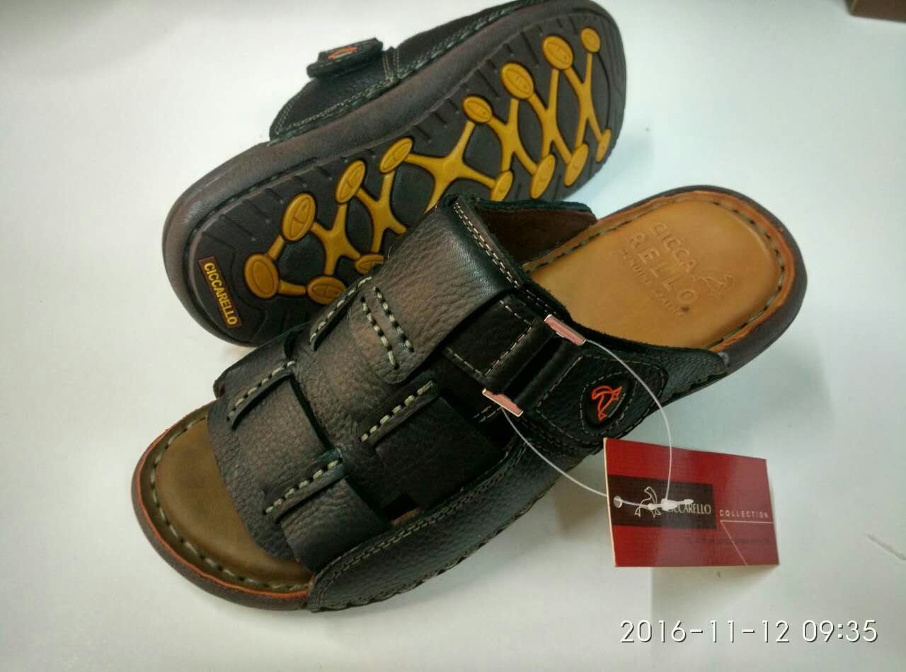 Leather sandals