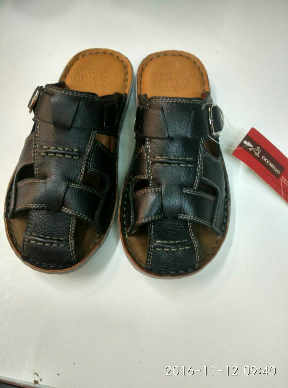 Leather sandals