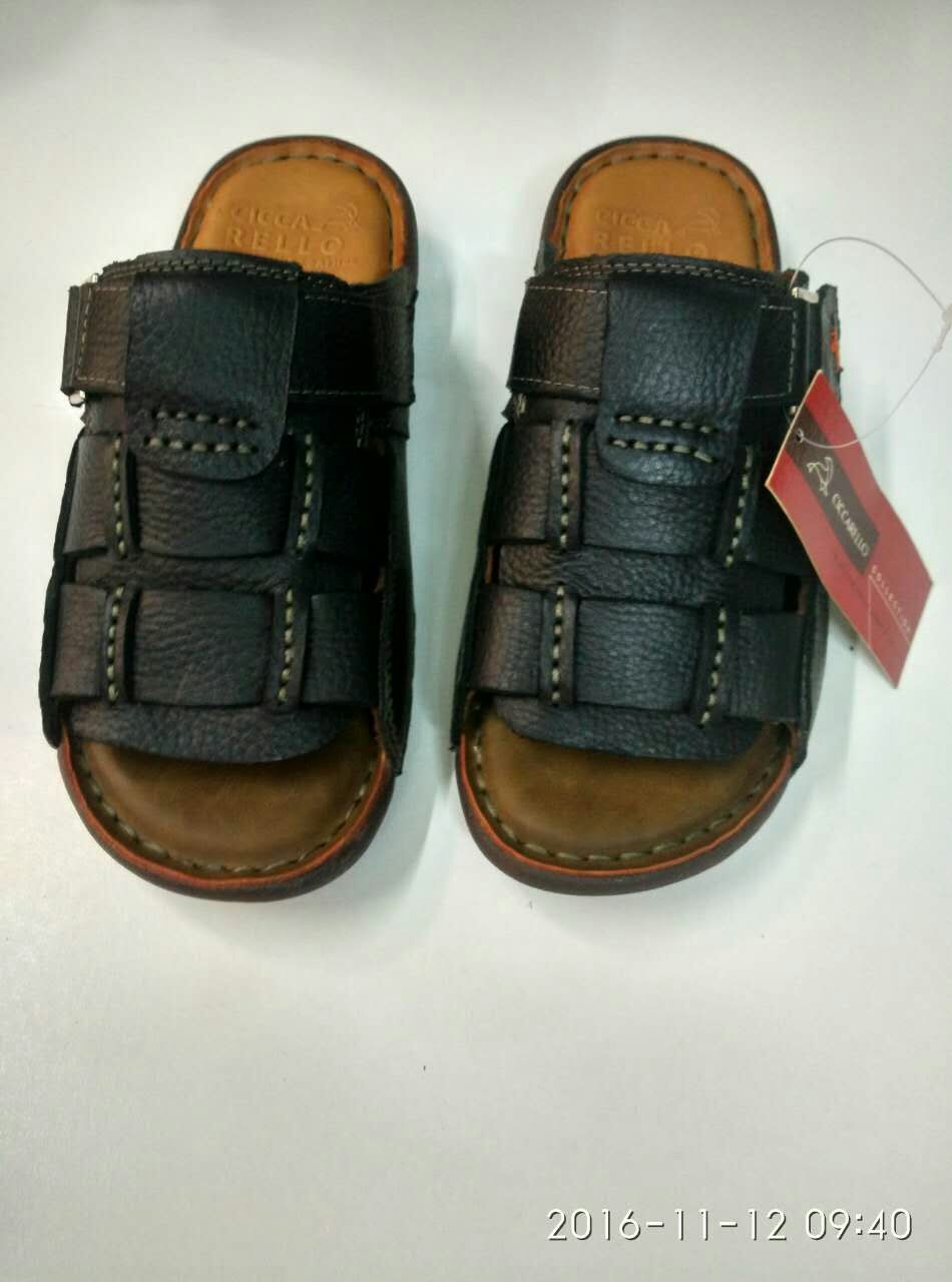 Leather sandals