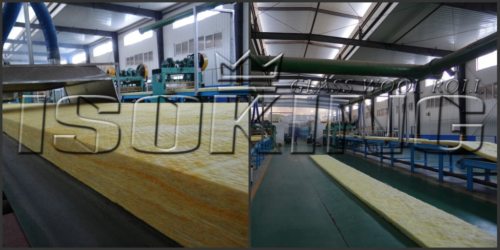Glass wool production lines