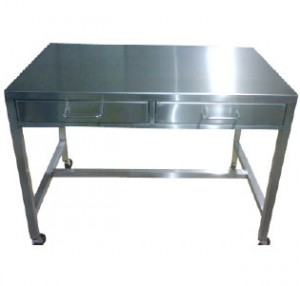 Stainless steel tables and chairs