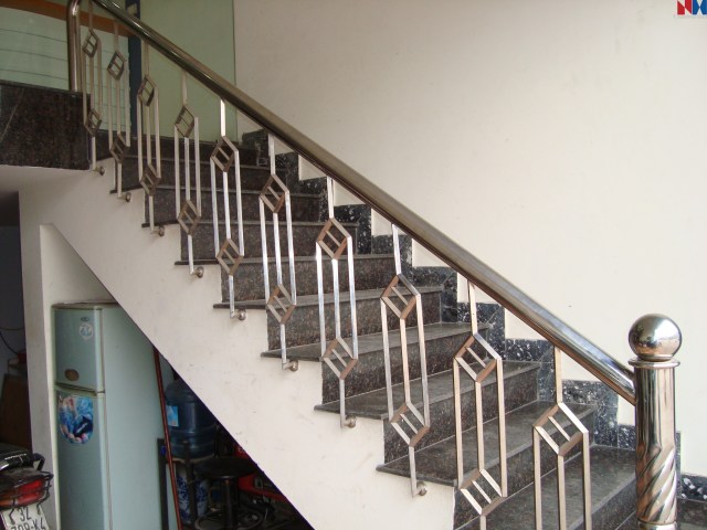 Stainless steel stair and banister