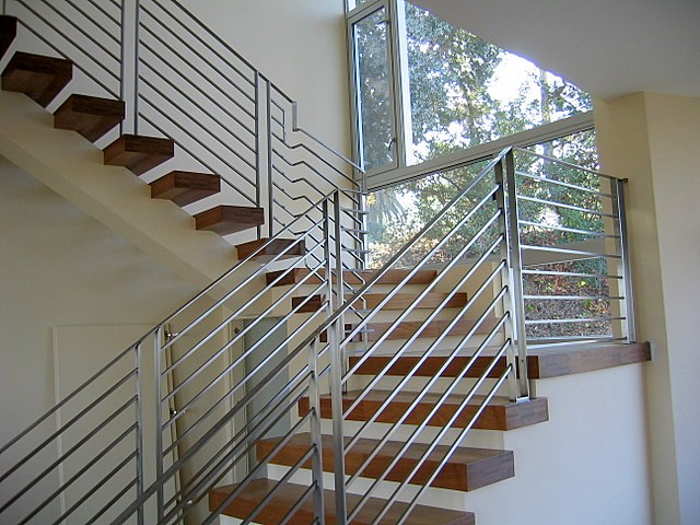 Stainless steel stair and banister