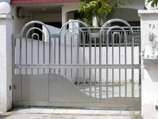 Stainless steel gates