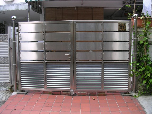 Stainless steel gates