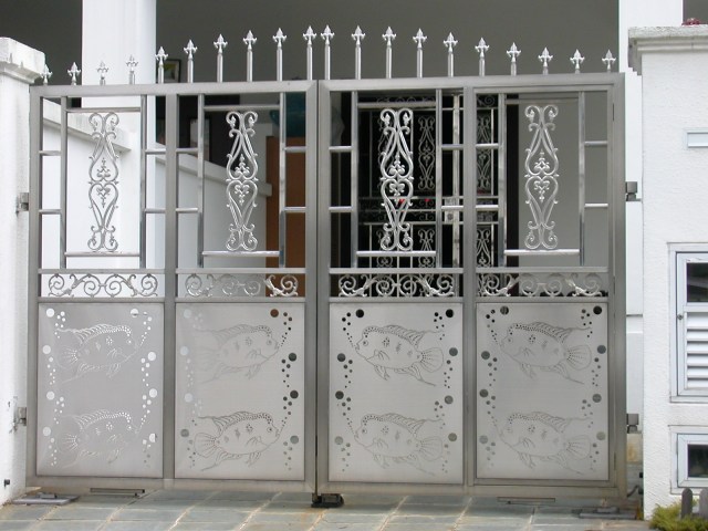Stainless steel gates