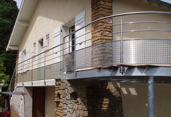Stainless steel stair and banister