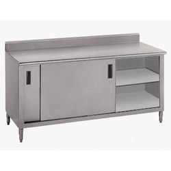 Stainless steel kitchen cabinets