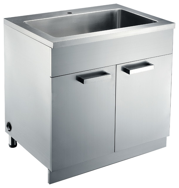 Stainless steel kitchen cabinets