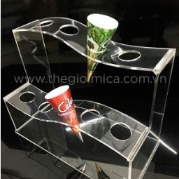 Acrylic Ice Cream Cone Stand
