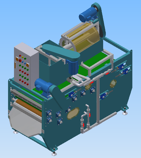 Belt press machine