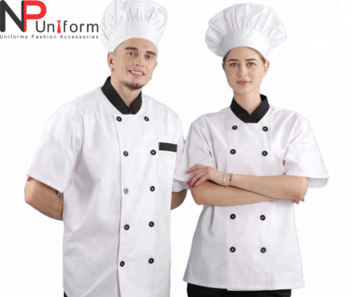 White shirt apron