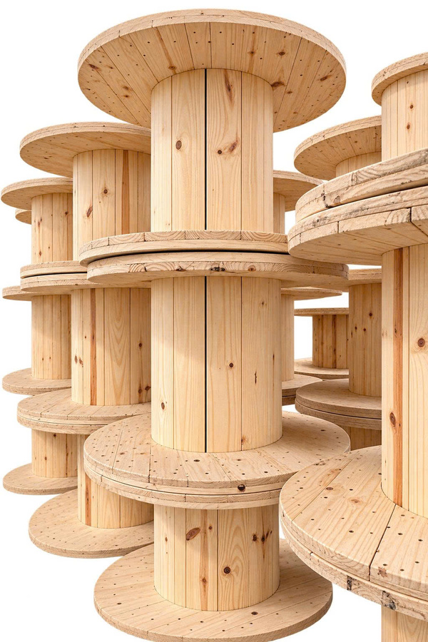 Wooden bobbin, wwooden spool