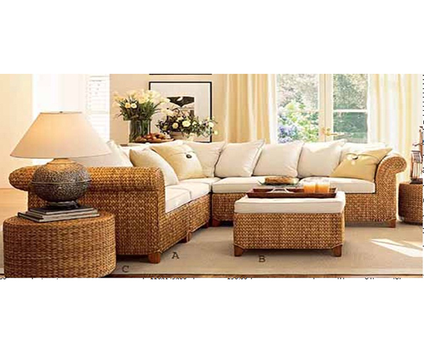 Water hyacinth sofa set
