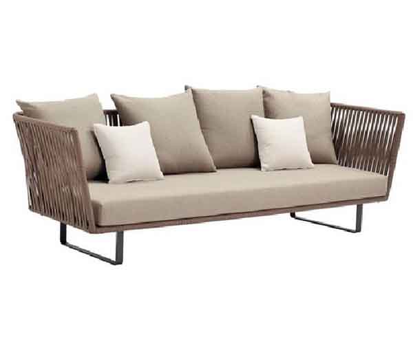 Poly rattan sofa set