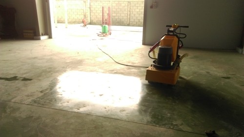 Floor polishing