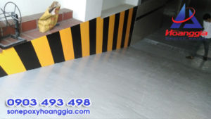 Epoxy paint for factory floor