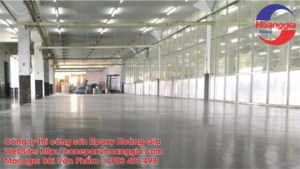 Epoxy paint for factory floor