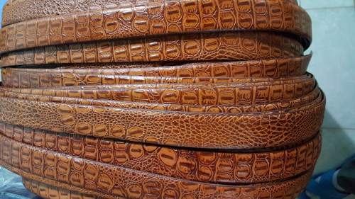 Leather belt for men