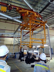 Suspension overhead crane system