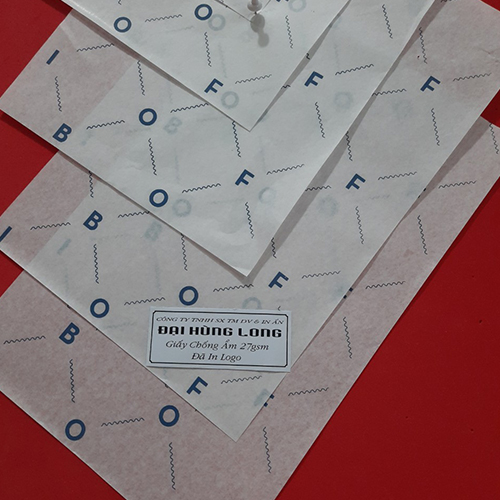 Poluya pelure paper with logo
