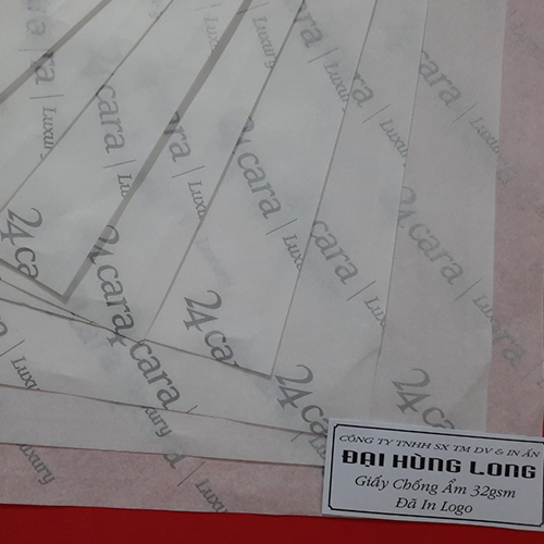 Poluya pelure paper with logo