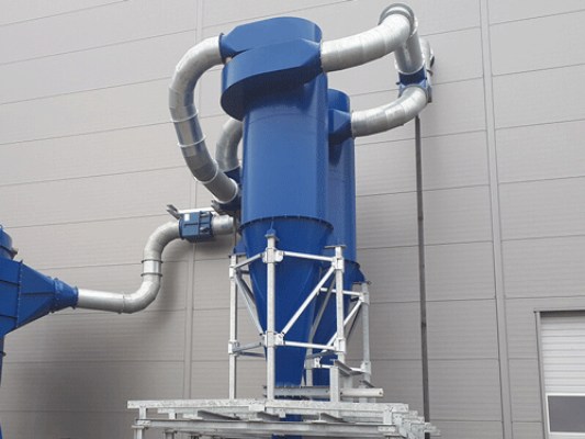 Dust treatment system