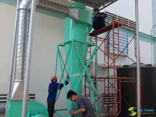 Dust treatment system
