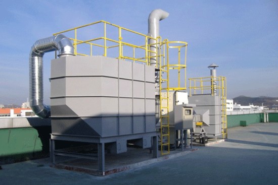 Waste gas treatment system
