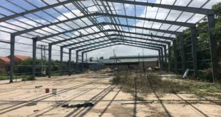 Factory construction in Khanh Binh
