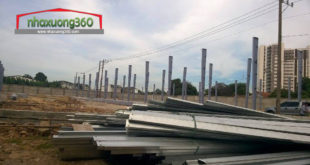 Factory construction in Thuan Giao