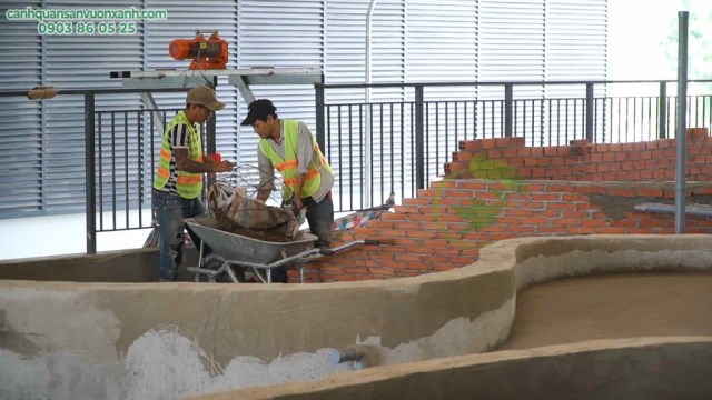 Koi fish pond design & construction