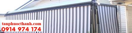 Straight awning