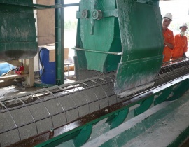 Concrete intake system