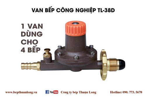 Industrial gas valve