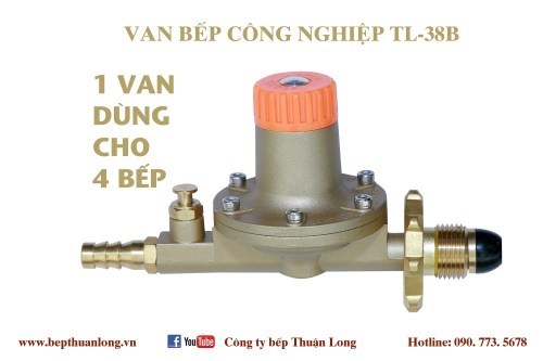 Industrial gas valve